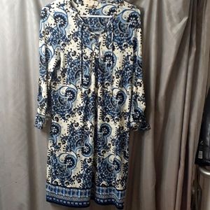 Michael Kors Medium Paisley dress with lace up
